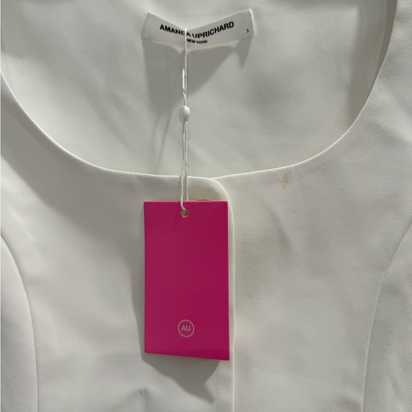 NWT Amanda Uprichard Kya Romper Small White - Picture 4 of 8